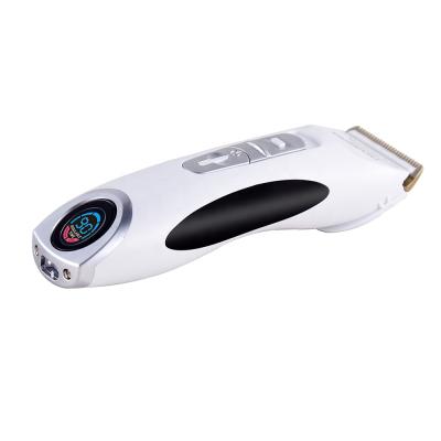 China Car LCD Display Professional Cordless Electric Barber Hair Clipper Cutting Machine Automatic Hair Trimmer for sale