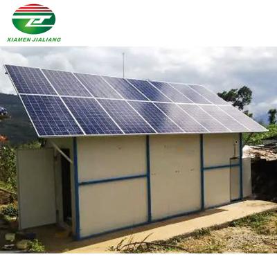 China Jialiang Cold Room Energy Saving Cold Storage Room 20ft Solar Powered Solar Powered Container Cold Room for sale