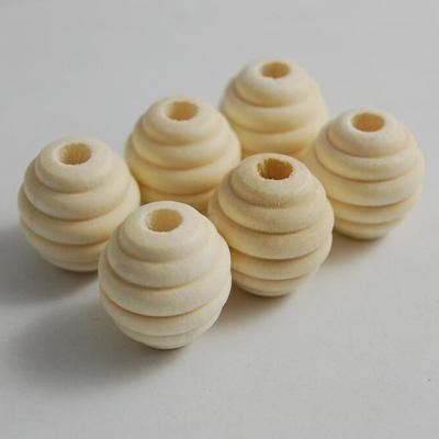 China Accessory DIY Wooden Beads Spacer Beads Balls Around Ball WB1912082 DIY Eco-friendly Natural Wooden Color 20mm 100% Wire for sale