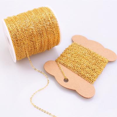 China Copper Jewelry Chains 5meters Copper Chain For Jewelry Making Findings DIY Handmade Chains Do Not Fade for sale