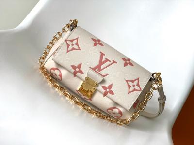 Cina Cuoio favorito di Mini Sling Bag Branded LV Rose Trianon Two Monogram Empreinte della crema in vendita