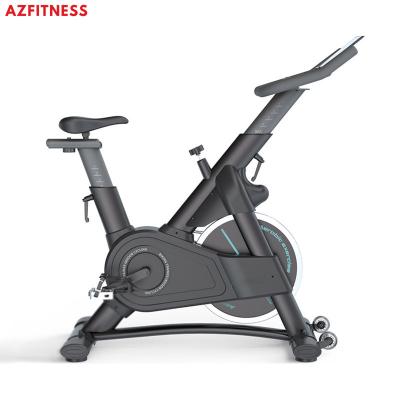 China Custom LOGO Home Used Commercial Exercise Flywheel Home Use 6KG Magnetic Fitness Resistance Spinning Bike With Display for sale