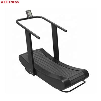 China Mechanical high quality home gym training equipment cardio sports exercise heavy duty curved non electric treadmill for sale for sale