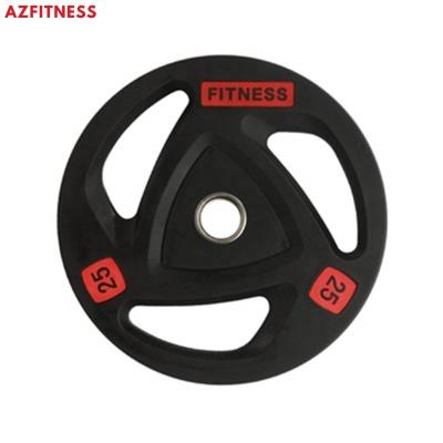 China Durable 3 Hole Fitness Equipment Training New Hot Competition Rubber Custom Barbell Logo Weight Lifting Olym Color Sale Bumper Plates for sale