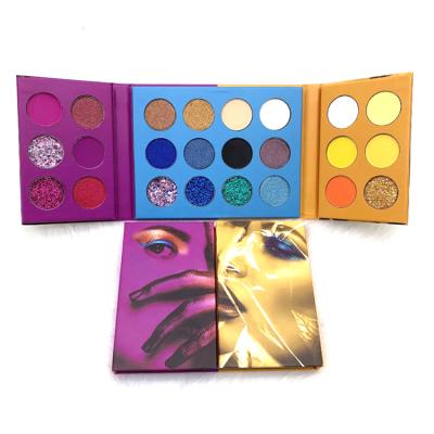 China China Suppliers Factory Outlet Wholesale Waterproof Eyeshadow Palette 24 Color Paper Eyshadow Cases For Custom Makeup for sale