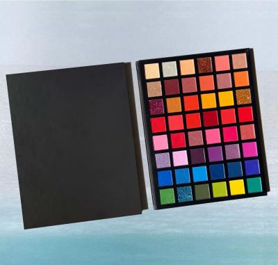 China Vegan 48 Colors High Pigment 202I Custom Private Label Makeup Eyeshadow Palettes Waterproof Eyeshadow Palette for sale