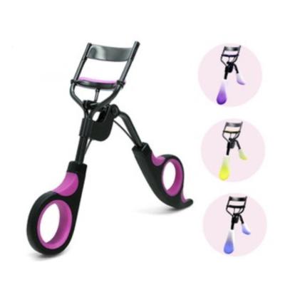 China Hot Selling Eyelashes+lower Upper Lashes Customized Handle Carbon Steel Colored Plastic Eyelash Curler for sale