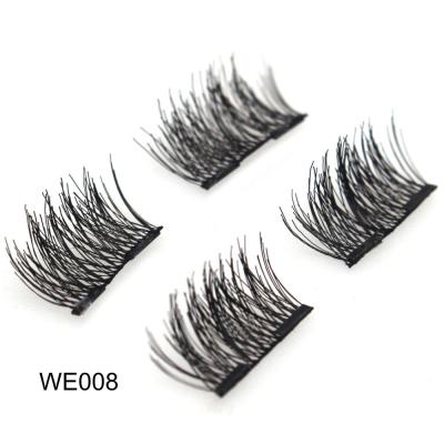 China Natural Custom Long Fiber Lashes Premium Synthetic Fiber Lashes and Fiber Lashes Magnetic Packaging Material Case Box for sale