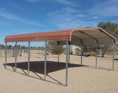 China Hot Sale Customer'required Metal Canopy Garage Parking Lots Car Shelter Sturdy Single Carport for sale