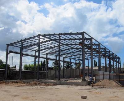 China Steel Structure Warehouse Galvanized Metal Warehouse Steel Frames Prefab Warehouse Cast Insulated Metal Warehouse Construction for sale