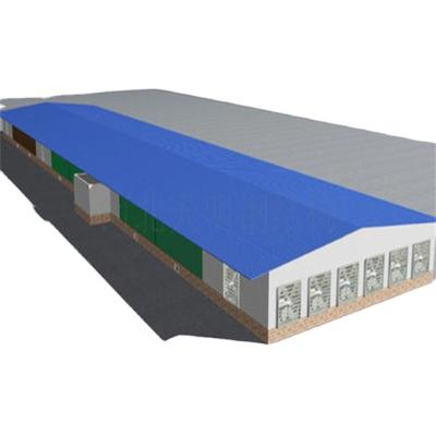 China Prefab Steel Workshop Storage Cast Steel Structure Warehouse Car Garage Steel Structure for sale