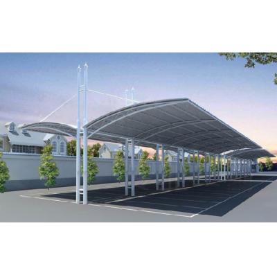 China Modern Design Metal Car Parking Garage Shade Metal Frame Parking Lot for sale