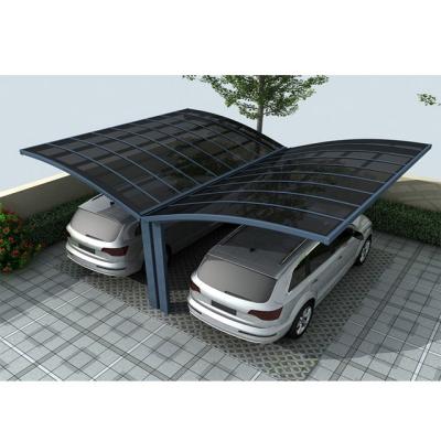 China Q345 Q235 Cheap Parking Lots Modern 2 Car Canopy Tent Metal Parking Canopy for sale