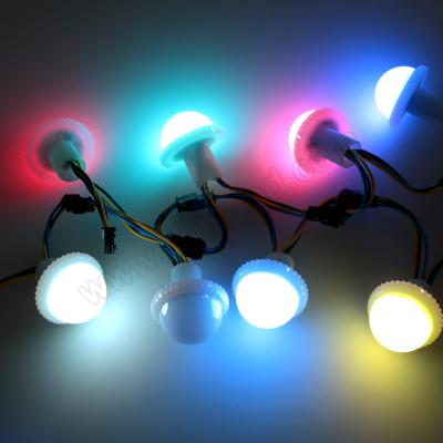 China Waterproof Digital Outdoor Funfair Decoration Lighting 35mm Fun RGB Led DC24V Led Pixel Lights for sale