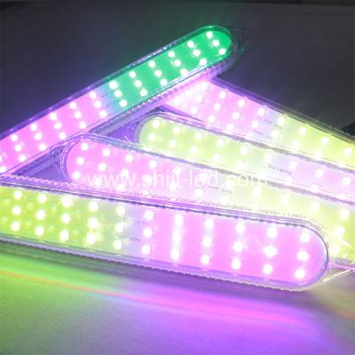 China Theme park ucs1903 24v 36leds 280mm 45mm smd rgb pixel bubble led amusement ride light pixel led programming for sale