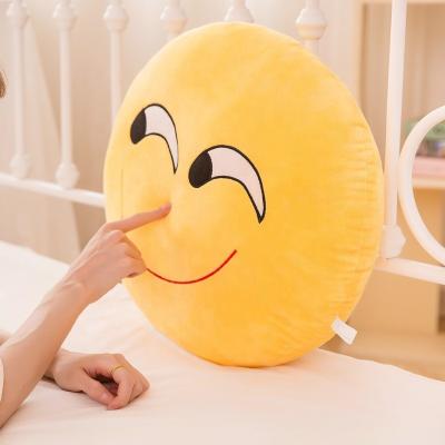 China Kids Gift Factory Direct Sale Customized Smiley Emoticon Stuffed Plush Soft Pillow for sale