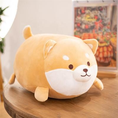 China Creative Imitation Shiba Inu Cute Doll Plush Body Children Gift Pillow Down Cotton Doll Birthday Gift for sale