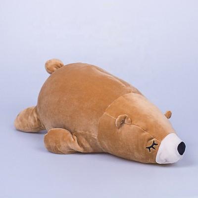 China Multicolor Cute Polar Bear Plush Toy Lovely Soft Pillow Useful Kids Gift Pillow Clothed Toy For Children for sale