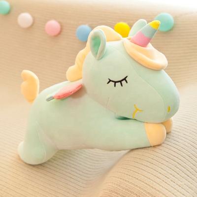 China Plush Stuffed Plush Toy Rainbow Flying Horse Stuffed Animals Christmas Gift for Girls for sale