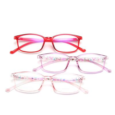 China For Retros Square TR90 Reading Glasses SKYWAY Anti Popular Light Frame Kids Blue Light Filter Computer Glasses for sale