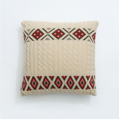 China Anti-pull home and kitchen family tile covers 45*45cm knit cotton cushion for living room sofa for sale