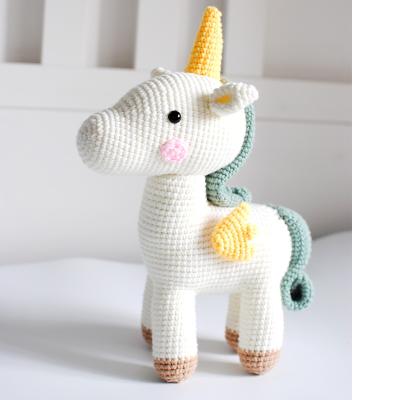 China Crochet Unicorn Amigurumi Unicorn Handmade Baby Unicorn Doll Kids Gift for sale