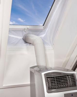 China Home Airlock Window Seal For Air Conditioning Units 600cm Movable Soft Fabric Sealing Window Seal for sale