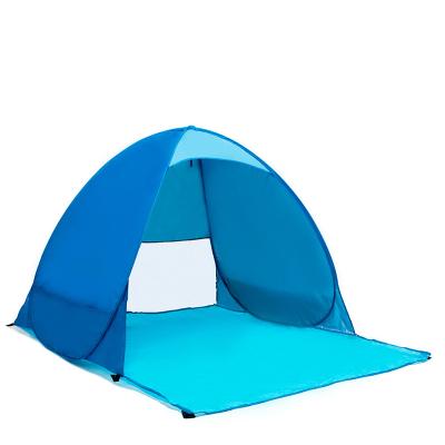 China Camouflage Anti UV Game Beach Tent / Field Camping Lightweight Automatic Pop Beach Tent for sale