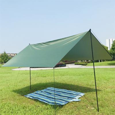 China Custom Camping 210D Oxford Cloth Tent Rain Tarp Fly Light Waterproof Outdoor Sun Shelter Anti-UV Extended Type for sale