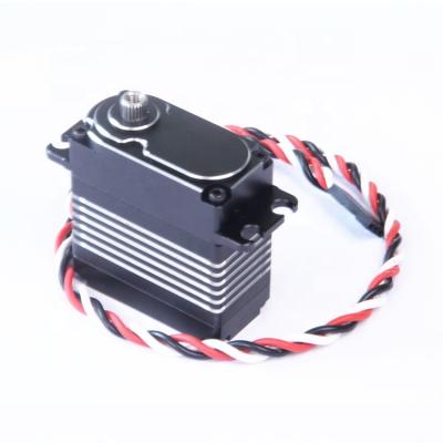 China Low Wear And Tightly Geared All Metal Gear Train Full Metal 35kg Drone Servo Motor Waterproof Rc Robot Car Brushless Servo High Quality for sale