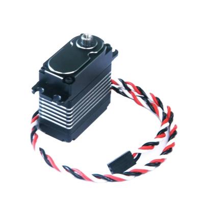 China Low Wear And Tightly Geared All Metal Gear Train 2022 Professional Brushless Servo For Rc Car FPV Multicopter Robot Drone Motor Servo Steering Gear for sale