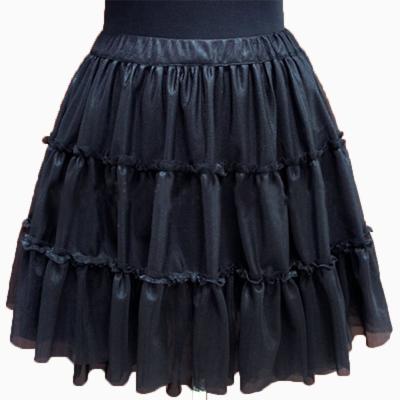 China Simple Black Tulle Petticoat Petticoat Children Petticoat Dance Goods Petticoat Girl Women Tutu Skirt P8998bridal for sale