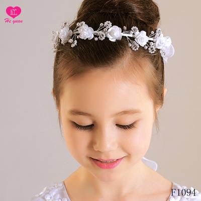 China F1094 fashion commuinion beaded headpiece supplier for sale