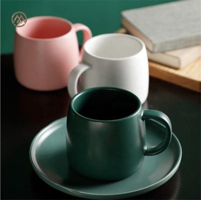 China Color Luster Coffee Mug Simple Style Household Water Mug Ceramic Breakfast Milk Viable Nordic Mug for sale