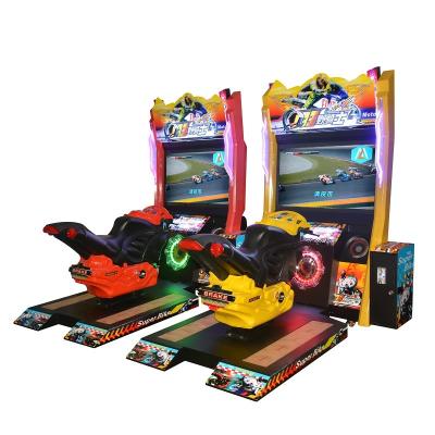 China Simulator Car Racing Game Machine / Bike Arcade Machine 220V 520W CE Approved for sale