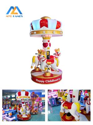 China Child Coin Operated Carousel 3 Players Prince Charming Regal Amusement for sale