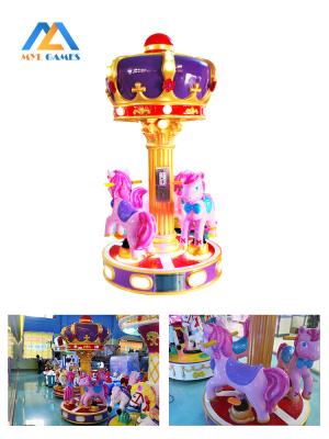 China Mini Coin Operated Carousel / Coin Operated Kiddie Rides For Rent CE Approved for sale