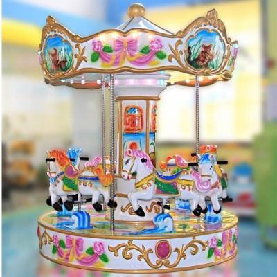 China Rotating Coin Operated Carousel /  Children Entertainment Park Carousel Games for sale