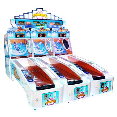 China 3 Player Coin Operated Bowling Machine  Simulator Arcade 400W Power 3 Person for sale