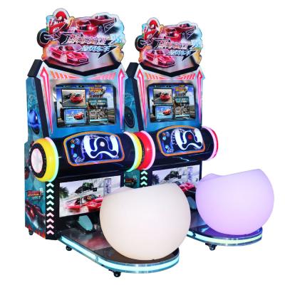 China Wheel Car Racing Game Machine / One Player Children Arcade Racing Game Machine for sale