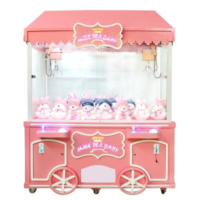 China Cute Toy Kids Candy Claw Machine Coin Operated Ready 110 Watt Power for sale