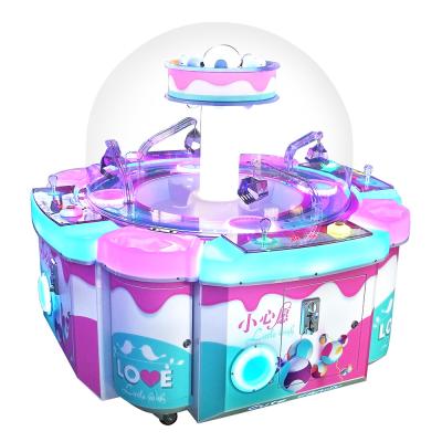 China Luxury Arcade Coin Prize Machine Kids Crystal Digger Gift Pink Color for sale