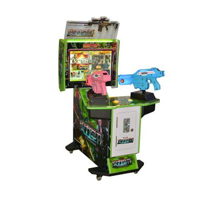 China Children Shooting Arcade Machine 22 inches Simulator Gun Shooting Kids Supply for sale