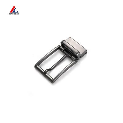 China As Picture Men's Gun Pin Buckle Belt Buckle Texture Gray Zinc Alloy Material Rotatable High Quality Belt Buckle for sale