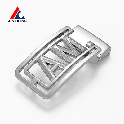 China Zinc Alloy Belt Accessories Buckles Personalized Custom Name Plate Belt Buckle for sale