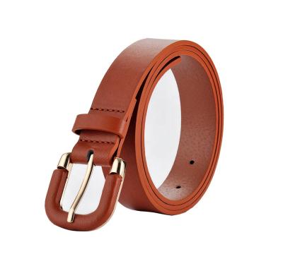 China Fashion.Casual.Business women's belt pin buckle business belt ladies clothing suit skirt decoration brown belt for sale