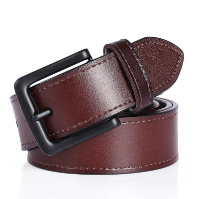 China High quality, high-end and good quality belt leather men's business casual dress pin buckle belt trouser decoration belt for sale