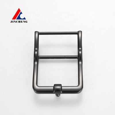 China AS IMAGE custom popular simple metal plate belt buckle men 36*68mm metal plate belt buckle wholesale production for sale