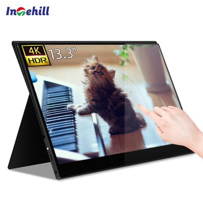 China Touch Screen Monitor 4K Touch Screen 13.3 Inch ISP Portable Display Panel By Intehill for sale