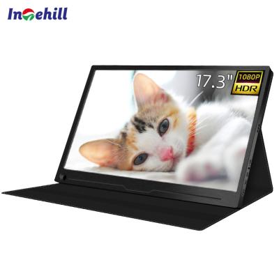 China Speaker Gaming Monitor 17.3 Inch 1080P LED Laptop Screen By Intehill for sale